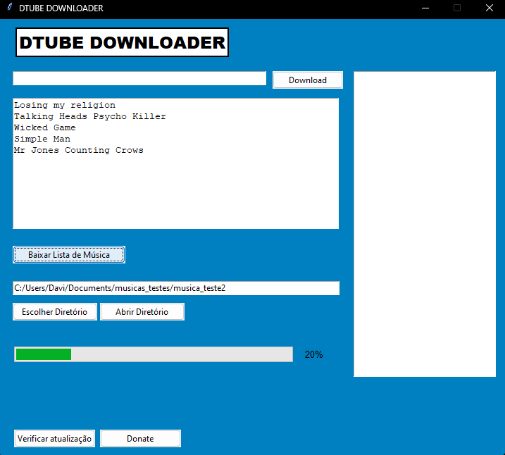 DTUBE Downloader em Ação